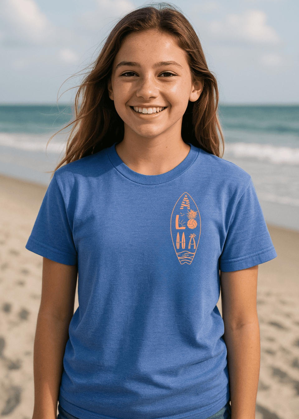Aloha Volleyball Tee